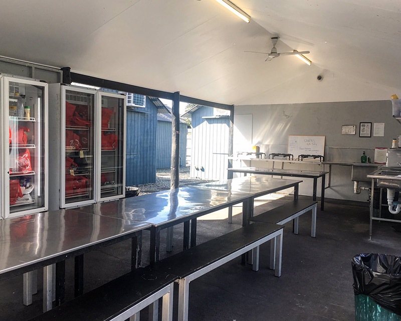 kitchen and cooking facilities